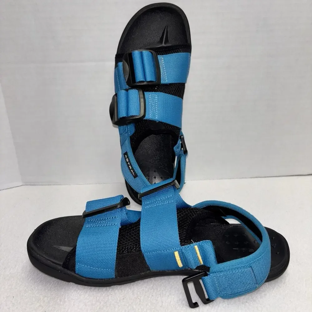 Astral PFD Water Blue Sandals Mens 9 m River Rafting NC522U1 Buckle Shoes Great